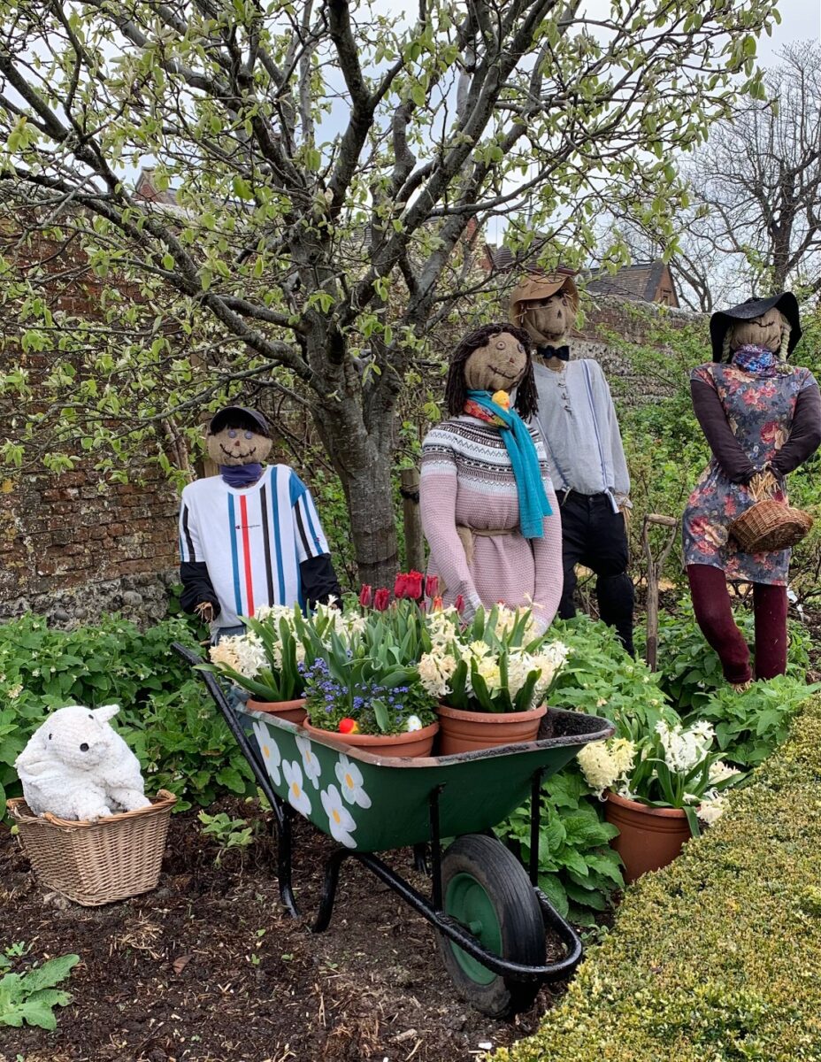 Arundel Castle Gardens scarecrows