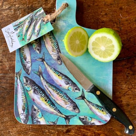 Chopping board - mackerel