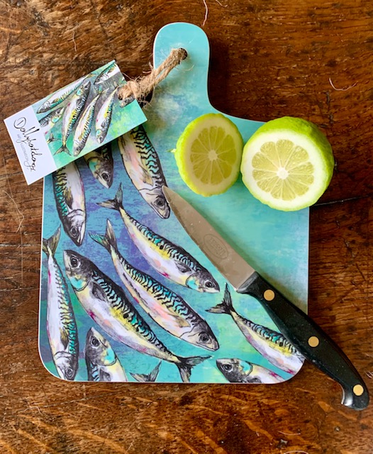 Chopping board - mackerel
