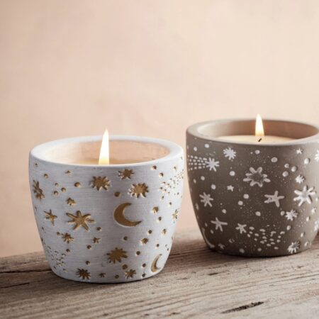 Scented candles - celestial pots