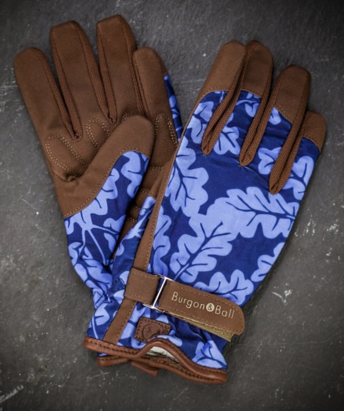 B&B gardening gloves - oak leaf navy - M/L